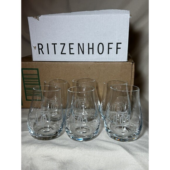 Ritzenhoff Etched Shot Glasses Set Of 6 Last Drop Distillery - Picture 1 of 2
